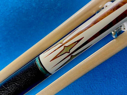 Dave Kikel Custom Cue – International Cue Collectors Show – Full Ivory Construction