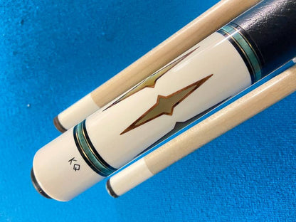 Dave Kikel Custom Cue – International Cue Collectors Show – Full Ivory Construction