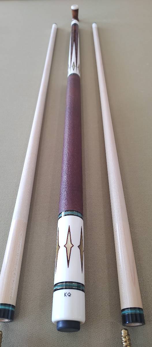 Dave Kikel Custom Cue – International Cue Collectors Show – Full Ivory Construction