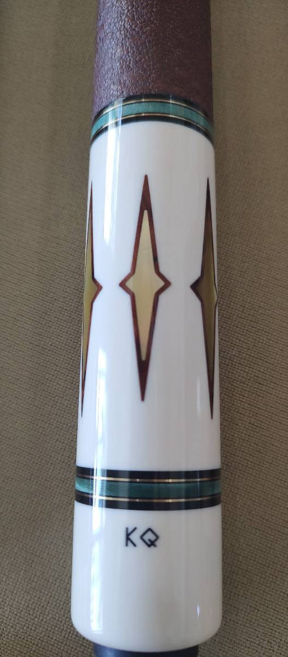 Dave Kikel Custom Cue – International Cue Collectors Show – Full Ivory Construction