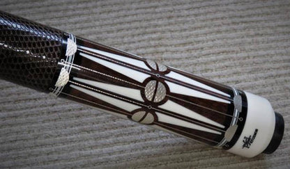Paul Drexler (PFD Studios) 15th Anniversary Cue – Snakewood, Hammered Silver & Ivory – #4 of 15