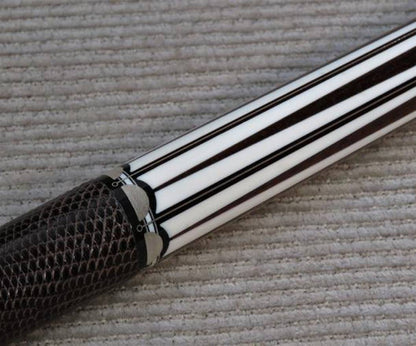 Paul Drexler (PFD Studios) 15th Anniversary Cue – Snakewood, Hammered Silver & Ivory – #4 of 15