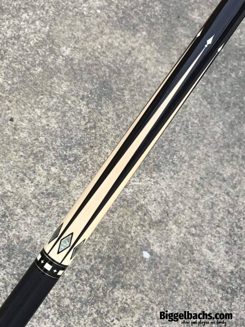 Bob Runde Custom Cue – “Runde 00” – Ivory Joint & Ferrules – Big Runde Classic