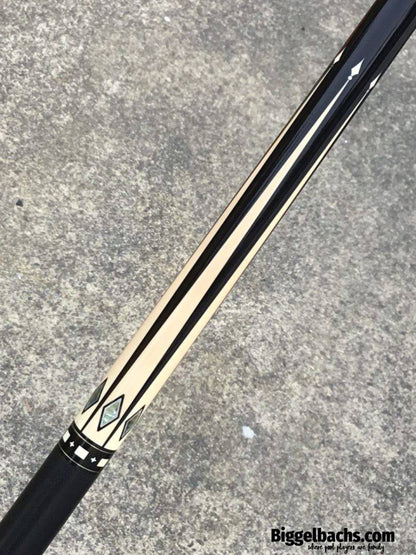 Bob Runde Custom Cue – “Runde 00” – Ivory Joint & Ferrules – Big Runde Classic