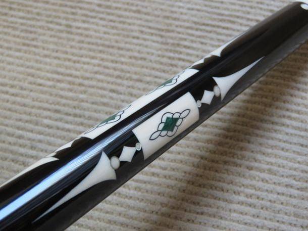 Bill Schick Hall of Fame Custom Cue – Ebony, Holly, Malachite & Ivory Masterpiece
