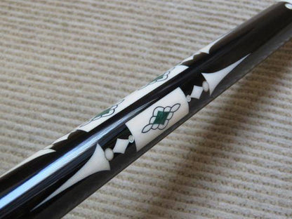 Bill Schick Hall of Fame Custom Cue – Ebony, Holly, Malachite & Ivory Masterpiece